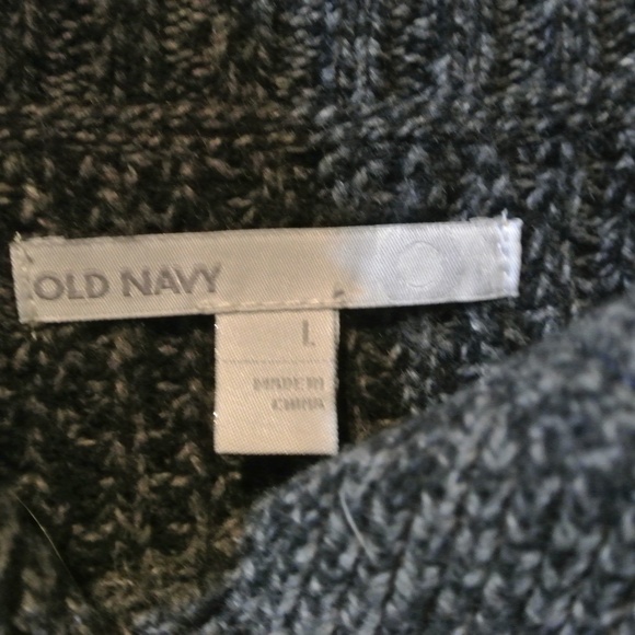 WOMENS LARGE GRAY OLD NAVY SNAP CLOSURE SWEATER/CARDIGAN - Picture 3 of 4